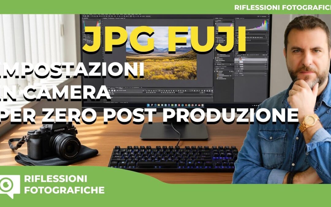 FILE JPEG FUJIFILM  :  LE IMPOSTAZIONI IN CAMERA PER ZERO POST PRODUZIONE E NON SOLO