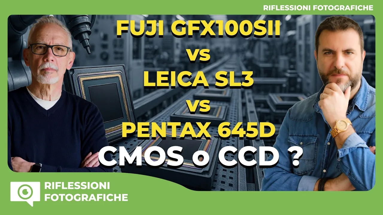 Fuji GFX100S II vs Leica SL3 vs Pentax 645D: Medio Formato vs Full Frame, CMOS vs CCD