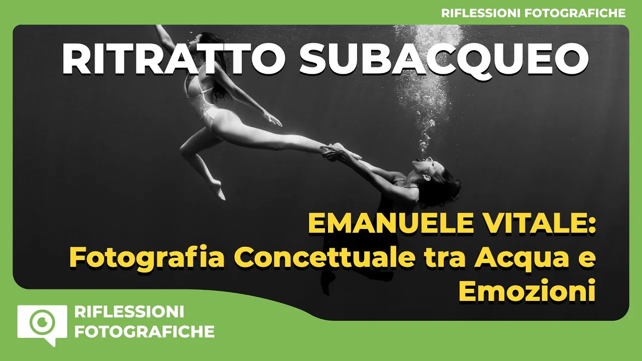 Emanuele Vitale: L’Arte del Ritratto Subacqueo | Fotografia Concettuale tra Acqua e Emozioni