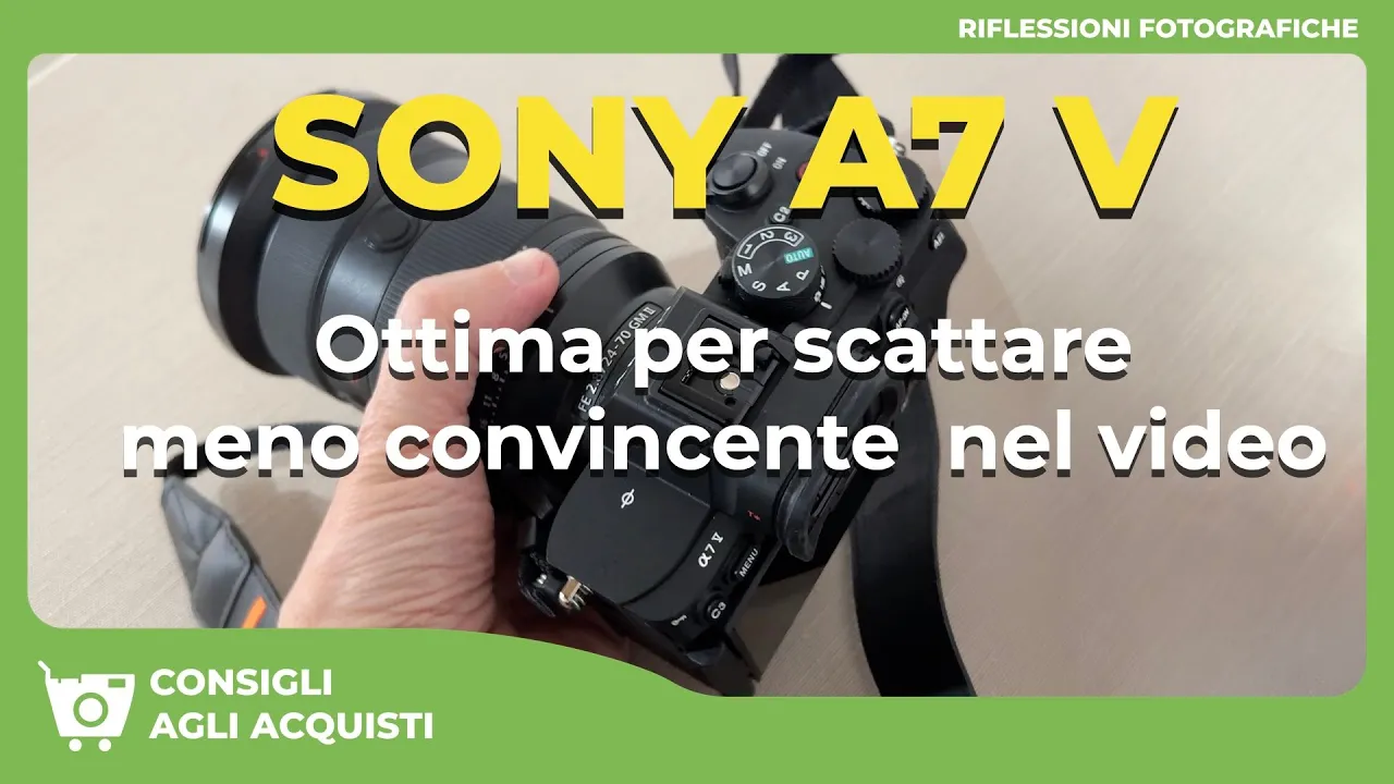 Sony A7 V: ottima per scattare, meno convincente nel video