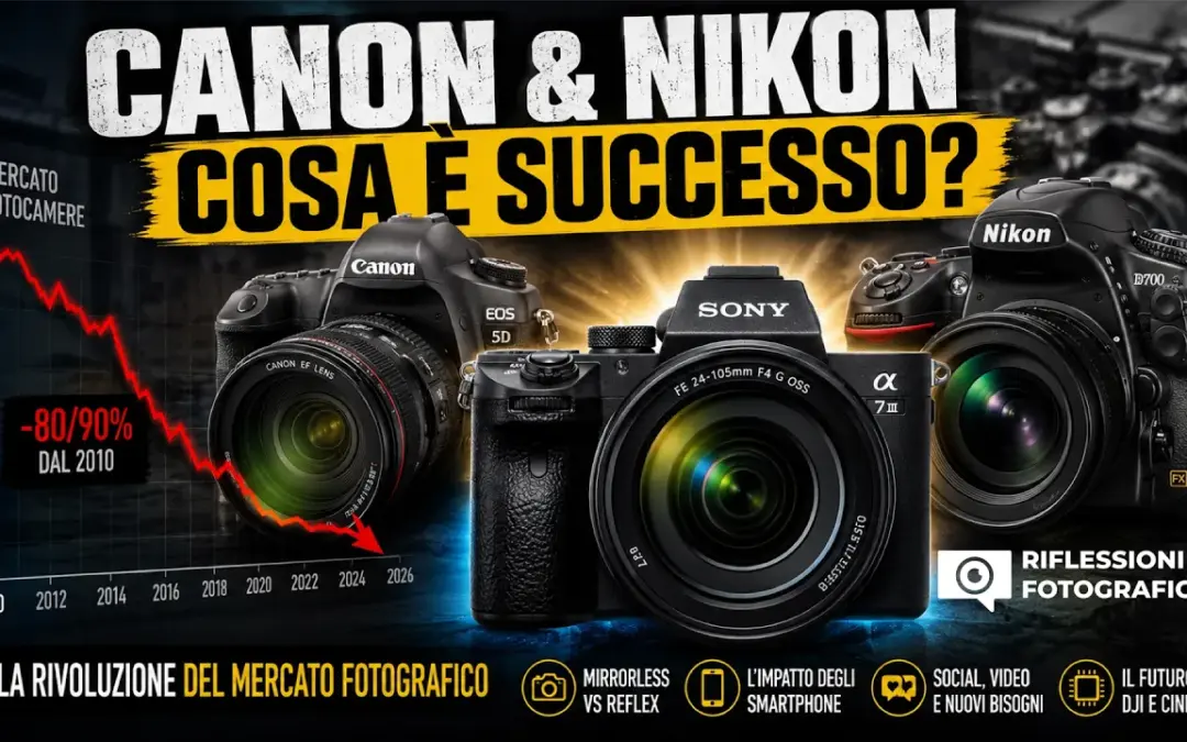 Da Canon e Nikon a Sony: come è cambiato il mercato fotografico