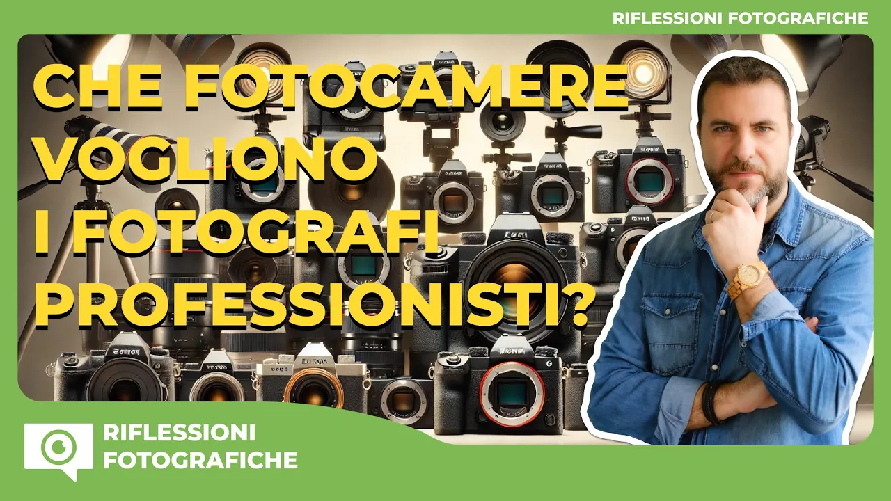 Che fotocamere vogliono i fotografi professionisti? Perché esistono così tante fotocamere diverse?