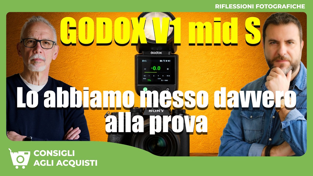 Godox V1Mid S : Compatto , potente ed economico