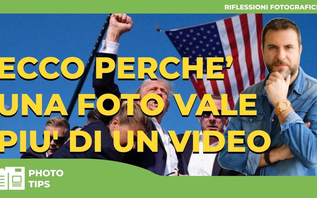 Perché una Foto Vale più di un Video – FOTO DI EVAN VUCCI a DONALD TRUMP