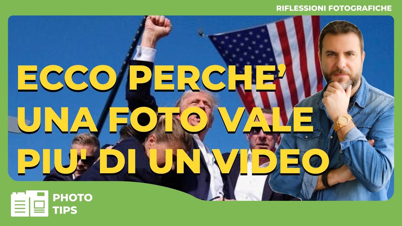 Perché una Foto Vale più di un Video – FOTO DI EVAN VUCCI a DONALD TRUMP